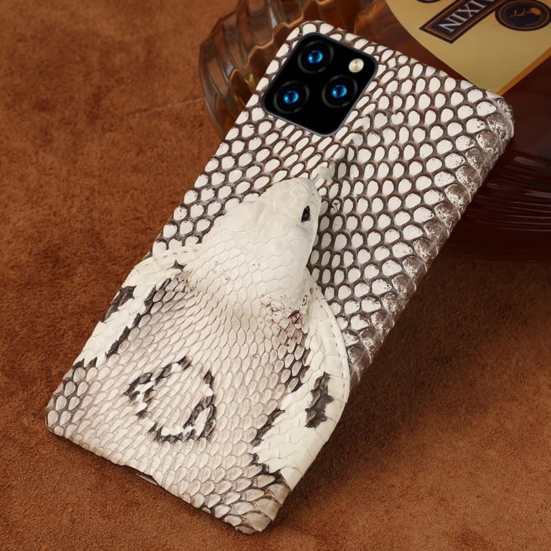 Classic Necklace Case for iPhone 15 Pro in Genuine Python